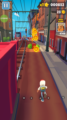 地铁跑酷11周年国际服(Subway Surf)截图1