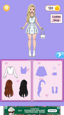 ��ֽ���޻�װ��Ϸ(Sweet Paper Doll Dress Up)��ͼ1