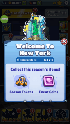 �����ܿ���ʷ�ŦԼ���ò˵���(Subway Surf)��ͼ2
