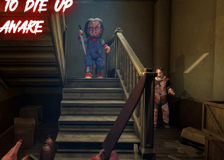 Scary Doll Evil hunted house game