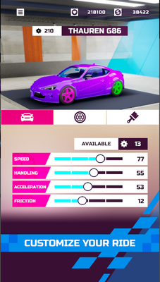 Drift Rush Legends官方下载(漂移冲击传说)截图1