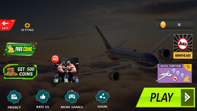 �����ķɻ�����ģ��������(Aeroplane Landing)��ͼ3