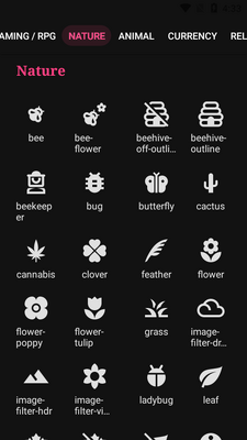 可视化图标库(Material Design Icon)截图1