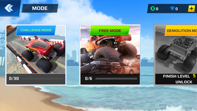 ���￨���ؼ�����(Monster Truck Stunt - Car Game)��ͼ2