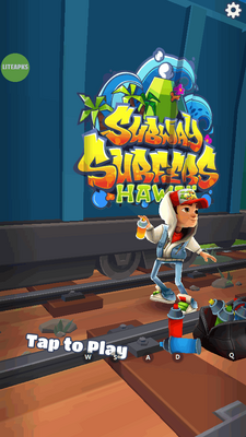 地铁跑酷夏威夷国际服内置菜单(Subway Surf)截图2