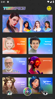 Toonpics��Ƭ�༭��app�߼����ͼ0