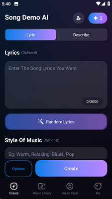 Song AI音乐生成器截图1