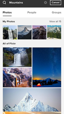 Flickr摄影平台截图2