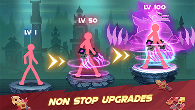 ����˴�ս�������޽�Ұ�(Stickman vs Monster: Idle Game)��ͼ2