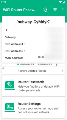 Wifi路由器密码工具(WiFi Router Passwords)截图2