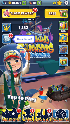 �����ܿ�ˮ�³ǹ��ʷ����°�(Subway Surfers)��ͼ2