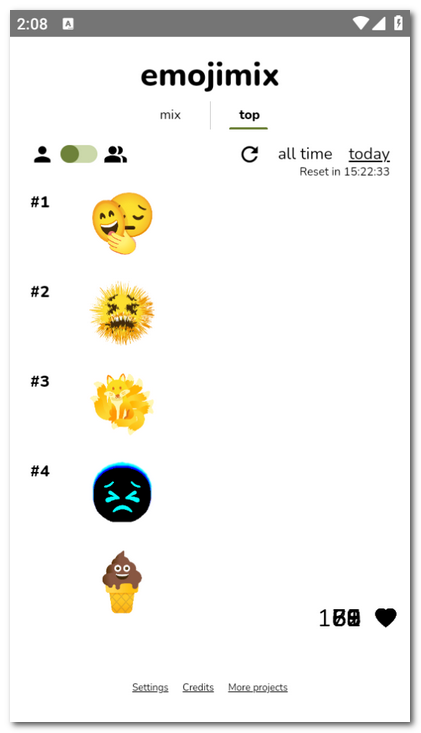 Emojimix app