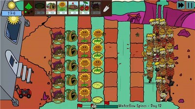 植物大战太空僵尸游戏(Plants Vs. Space Zombies)截图0