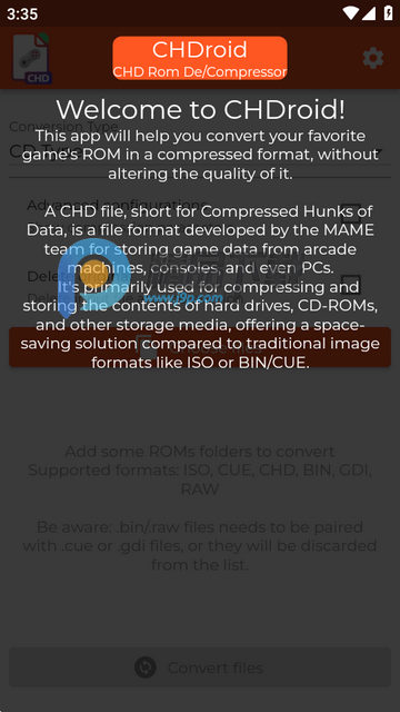 CHD文件转换器(CHDroid) CHD文件转换器(CHDroid)