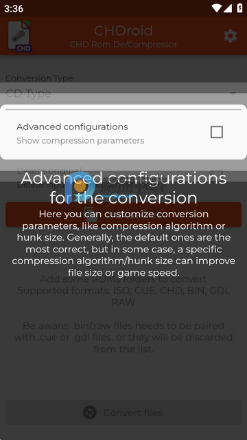 CHD文件转换器(CHDroid) CHD文件转换器(CHDroid)