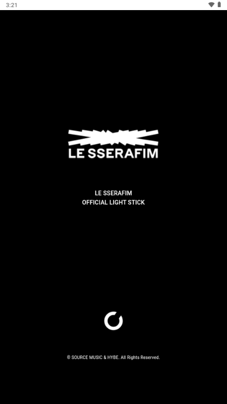 LE SSERAFIM Light Stick应援棒 LE SSERAFIM Light Stick应援棒