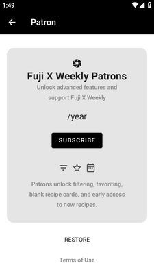 富士滤镜软件(FujiXWeekly)截图1