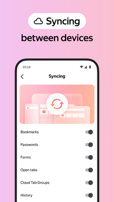 Yandex Browser浏览器截图2