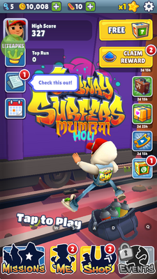 Subway Surf地铁跑酷国际服孟买版截图3