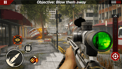 ��ʬ�ѻ���2(Sniper Zombie 3D)��ͼ0