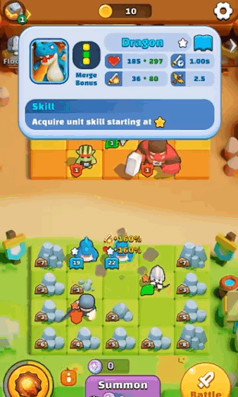 ϲMerge War: Army Draft Battler