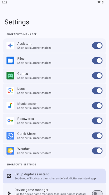 Google ݷʽ(dng)(Google Shortcuts Launcher)