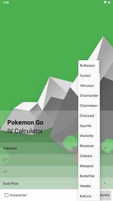 Pokemon����ֵ������(Pokemon Go IV Calculator)��ͼ1