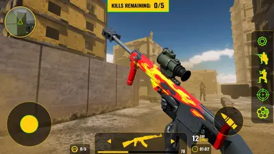 突击队枪战3D游戏(FPS shooter: Gun Shooting)截图2