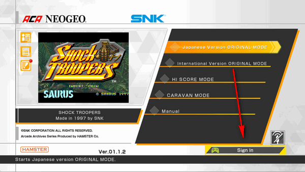 С(SHOCK TROOPERS ACA NEOGEO)