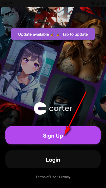 Carter Chat app