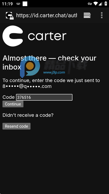 Carter Chat app