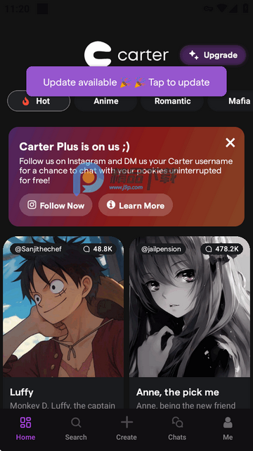 Carter Chat app