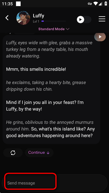 Carter Chat app