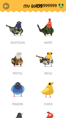 Pigeon疯狂的鸽子皮肤全解锁版截图2
