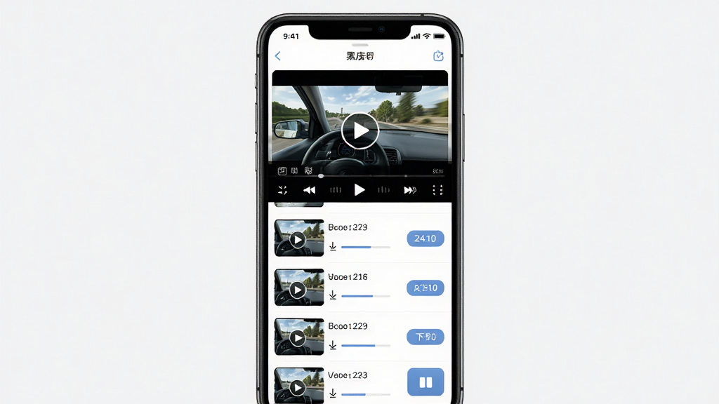 �ڽ��г���¼��App��Ƶ�ط������ؽ��棬����Ϊ�ֻ���Ļ��ʾ��Ƶ�б��벥�Ŵ��ڣ�����Ϊ�����ֻ����У��б����·������Ŵ������Ϸ����Ű��������������Ϊ��๤����App���棻ϸ�ڰ�����Ƶ����ͼ�����ؽ����������ڱ�ǩ��������ť�����ʸ��塢�ɾ����޶���Ԫ�ء�