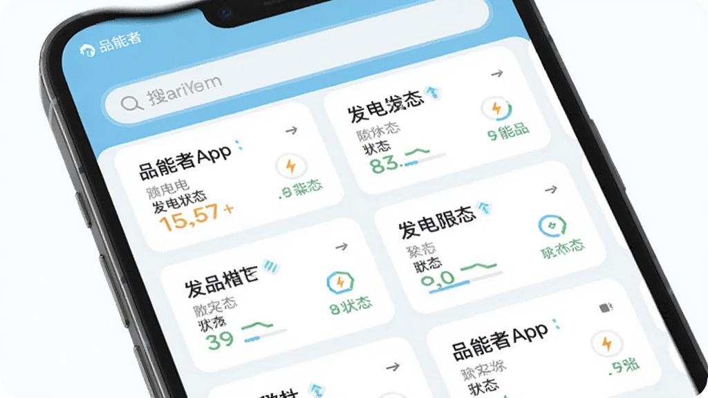 ����������Ʒ����App�Ķ��վ�������棬��Ļ����ʾ�Ŷ����վ��Ƭ�б���ÿ����Ƭ���е�վ���ƺͷ���״̬�����ֲ����ֻ���Ļ��д����Ƭ�������롣�Ű�Ϊ�����б��������������������Ϊ����ǳɫϵ��ϸ�ڴ�����Ʒ�����������ƣ������������ɾ����޶���Ԫ�ء�