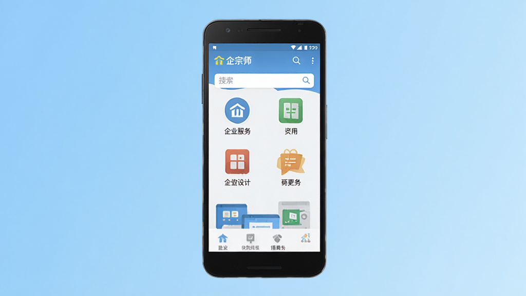 ����ʦ�ֻ�Ӧ��������չʾ�������������һ����׿�ֻ����ֻ���Ļ����ʾ����ʦAPP����ҳ��������ҵ�������ͼ���������򣬱���Ϊ����ǳ��ɫ���䣬���Ϊ��ƽ��UI��ƣ�ϸ�����������ʸɾ����޶���Ԫ��