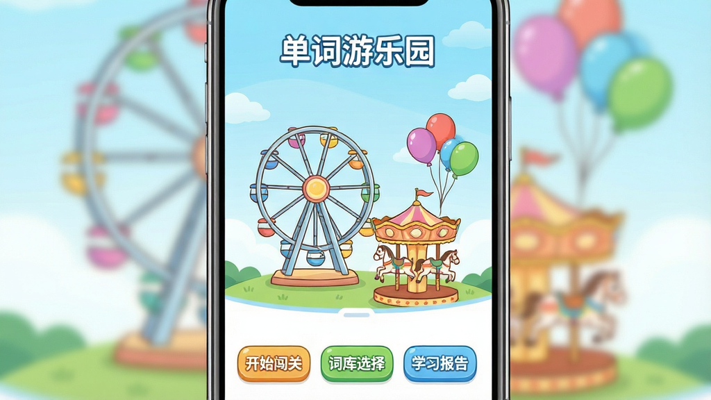 һ���������µ��ֻ�Ӧ�ý���չʾͼ������������һ�������ֻ�����Ļ����ʾ����������԰��APP�������棬�������п�ͨ��������԰Ԫ�أ���Ħ���֡���תľ���Ͳ�ɫ���򣬶����С���������԰�����ֱ�ʶ�������·������š���ʼ���ء����ʿ�ѡ�񡱡�ѧϰ���桱�Ȱ�ť������Ϊ��͵�ǳ��ɫ���䣬��������ÿɰ���ϸ�ڷḻ�������������ɾ����࣬�޶���Ԫ��