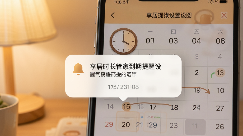 ����ʱ���ܼҵ����������ý��棬����չʾ�ֻ���Ļ��������֪ͨ��������ǣ�����Ϊ��͵�ůɫ��������Ϊ���ѵ�����ʱ��ͼ�꣬���־��У��Ű������������ܰʵ�ã�ϸ�ڰ����������������֣����ʸ��壬�ɾ����޶���Ԫ��