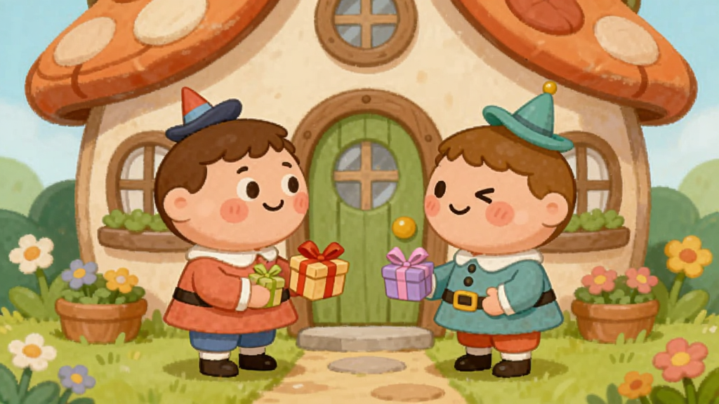 ��������������С��ͯ�������е���λ��ͨ��ɫ����ǰ��̸������Ϊ���ҶԳƣ��Ű��Ͻ�ɫλ�ڻ������룬���Ϊ���ͯ���廭�磬ϸ�ڰ���Բ����ɫ����ɫ��װ������С�����뱳�����ݣ����������ɾ����޶���Ԫ��