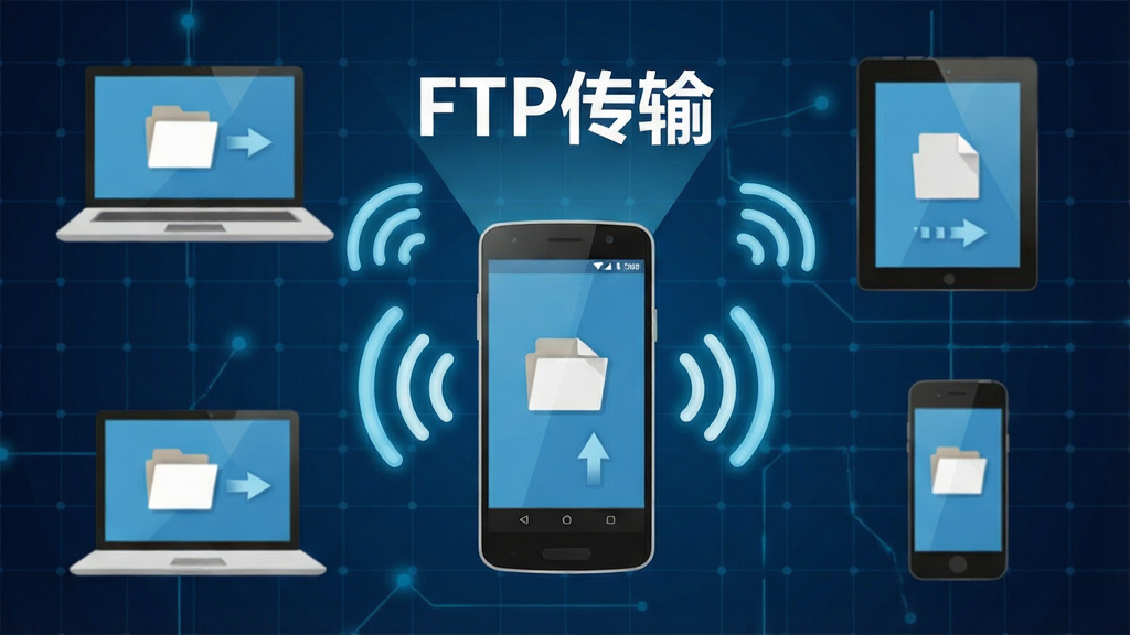 һ��չʾFTP������������ԭ����ʾ��ͼ������������һ����׿�ֻ����ֻ��Ϸ�Ư����