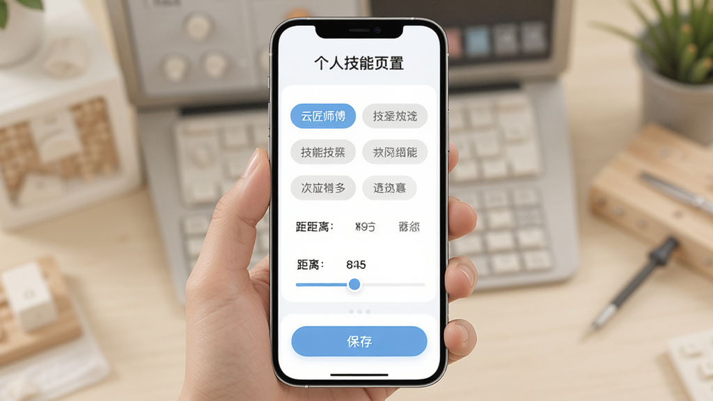 �ƽ�ʦ���˸��˼�������ҳ�棬�ֻ���Ļ��ʾ������ܱ�ǩѡ��;��뻬�飬����Ϊ������棬�Ű�����������������Ѻã�ϸ�ڰ�����ѡ��ǩ������������ֵ��ʾ�ͱ��水ť�����������ɾ��޶���Ԫ��