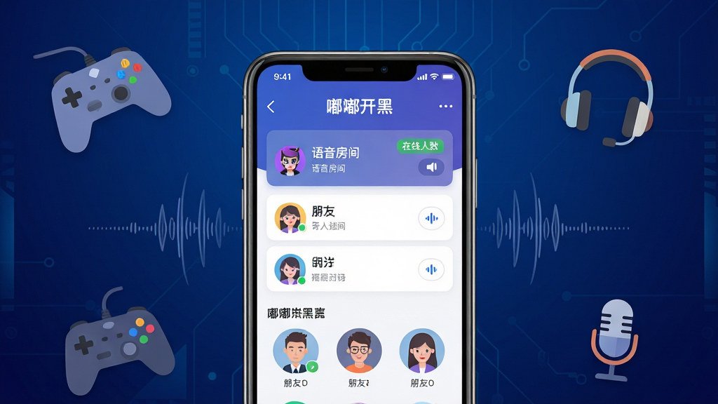 ��������չʾһ�������ֻ����ֻ���Ļ����ʾ���ཿ��ڡ�APP�������棬�����������������б��ͺ���ͷ���ֻ���Χ��������Ϸ�ֱ�����������˷�ͼ�꣬����������ɫ����Ƽ���񣬲��ֲ������ĶԳƹ�ͼ���Ű������������Ϊ�ִ���ƽ��UI��ƣ�ϸ�ڰ�������������Ч������������ǩ�����ʸ��壬�ɾ����޶���Ԫ��