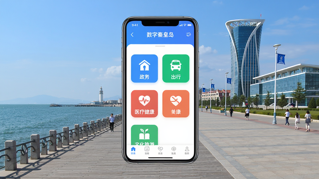 �����ػʵ�APP������չʾ������������һ̨�����ֻ�����Ļ����ʾ�������ػʵ���Ӧ����ҳ������������¡���ͨ���С�ҽ�ƽ������Ļ����εȷ���ͼ�꣬����Ϊ�ػʵ����з�⣬��������ջ�����ִ����������ּ�����������Ϊ�ִ���ƽ��UI��ƣ�ϸ�ڷḻ�����ʸ��壬�ɾ��޶���Ԫ��