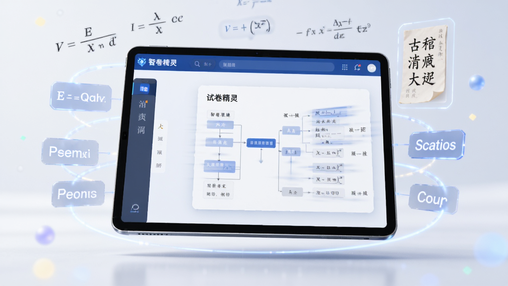 AI����ͼƬ�����Ǿ����顱����������棬��������һ̨������ƽ����ԣ���Ļ����ʾ���ڿ������ɵ��Ծ��ṹͼ����Χ��������ѧ��ʽ�����Ĺ�ʫ�ʡ�Ӣ�ﵥ�ʵ�֪ʶԪ�أ��Ƽ���������н�ϣ����־��У�����Լ�ִ�������ϸ�壬�����ɾ�