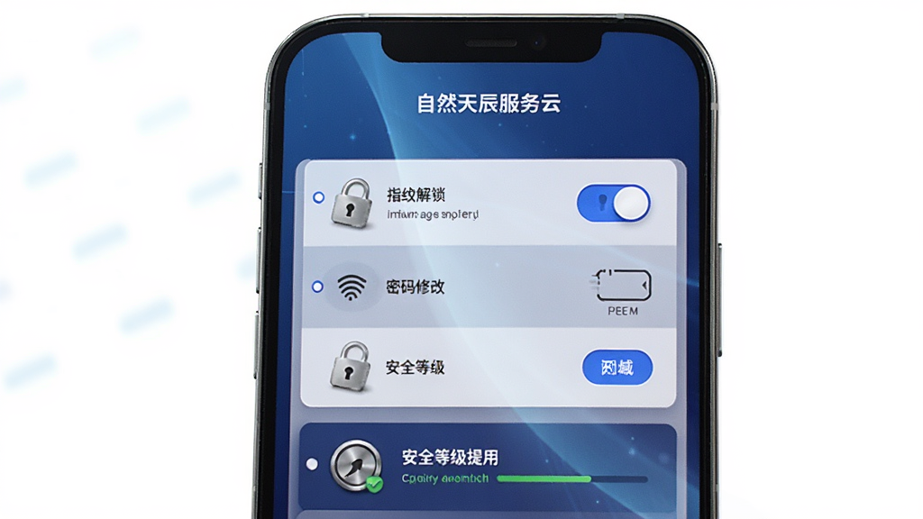 ��Ȼ�쳽������APP��ȫ���Ľ��棬�ֻ���Ļչʾ��˽���úͼ��ܱ���ѡ�����ָ�ƽ������ء������޸���ںͰ�ȫ�ȼ���ʾ������Ϊ�����б����Ű��࣬���Ϊ�Ƽ���ȫ�磬ϸ��������ͼ����н����ʸУ�����Ϊ�������䣬���ʸ��壬�ɾ��޶���Ԫ��