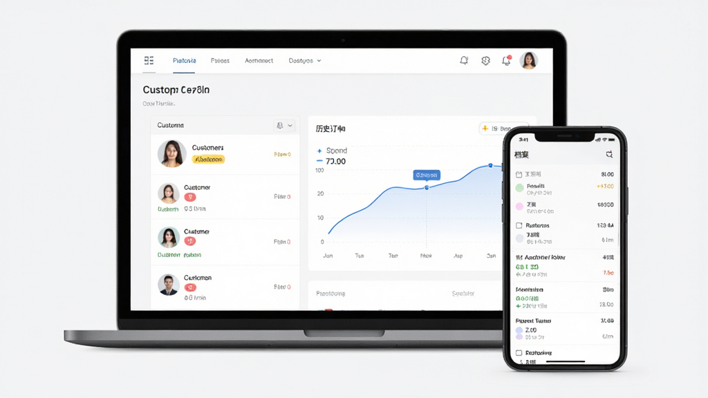 ��ʱ�����ͻ��������棬����Ϊ�ʼǱ��������ֻ���ϣ���Ļ��ʾ�ͻ��б��뵵�����飬����Ϊ���������������������Ϊ���ż���ϸ�ڰ����ͻ�ͷ�񡢵ȼ���ǩ����ʷ��������ͼ�������������ɾ����޶���Ԫ��