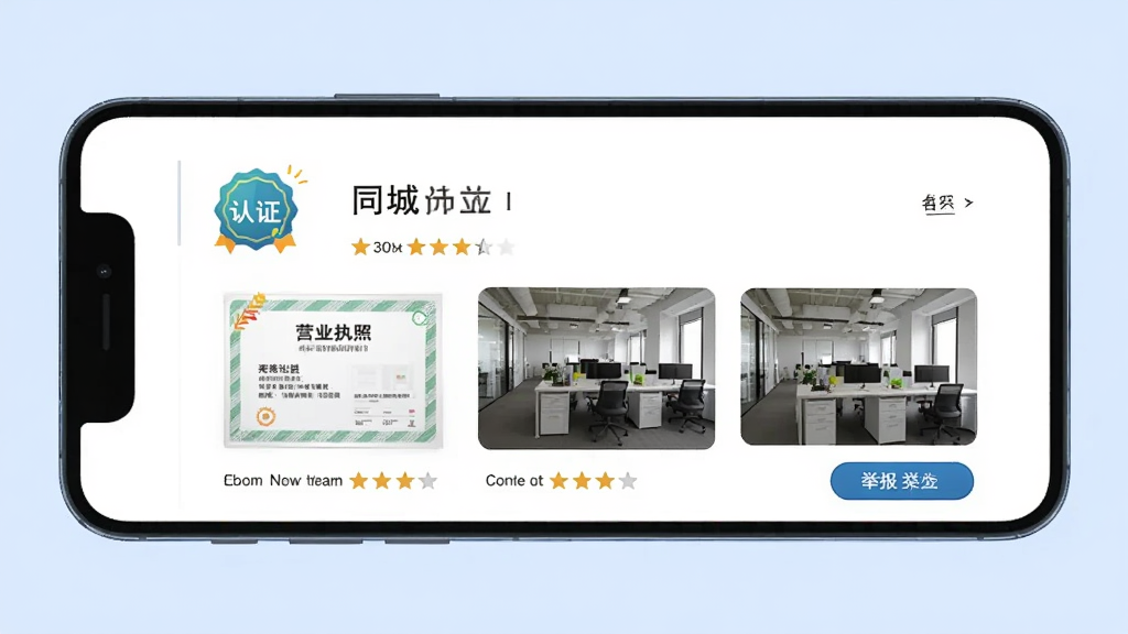 ͬ�Ǹ����ҹ���������ҵ��֤��ʶչʾҳ�棬�ֻ���Ļ����ʾ��ҵ��ҳ��ҳ�������֤���¡�Ӫҵִ������ͼ���칫������Ƭ������Ϊǳ��ɫ�����Ϊ�����������ϸ�ڰ�����֤ͼ�ꡢ�����Ǽ����ٱ���ť�������������ɾ����޶���Ԫ��