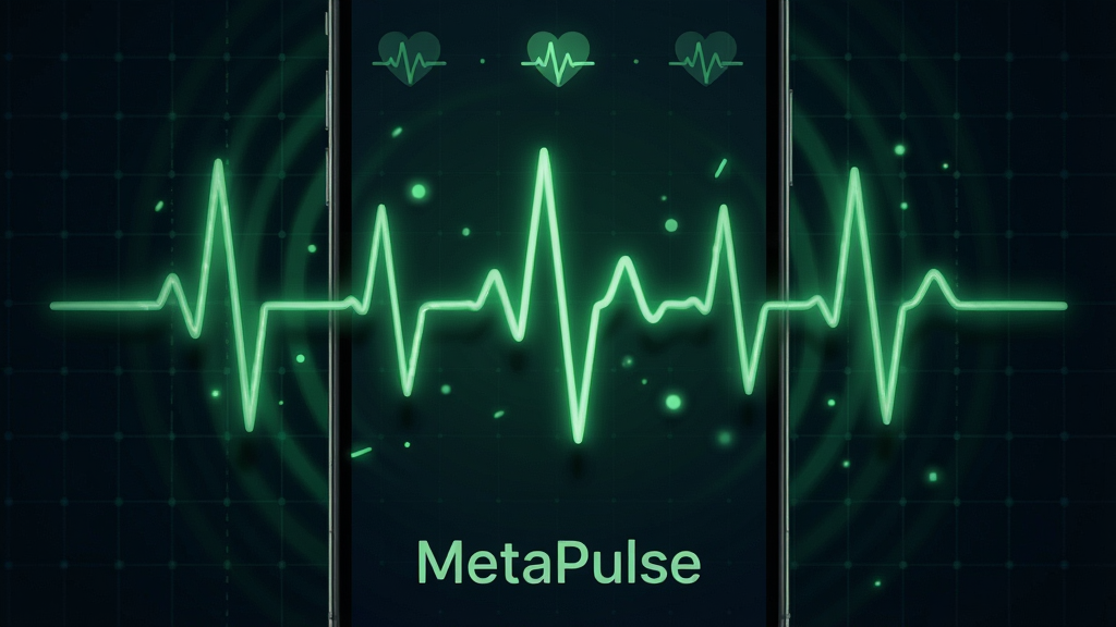 һ���� MetaPulse Ϊ���ĵ� AI ��ͼ�������������ֻ���Ļ����������ɫ���岨�Σ����δ���Ļ������������ɢ����������ɫ�Ƽ�������Ļ�·��� MetaPulse ����������Ϊ������д�����Ϊ���ֽ������ӻ���ϸ�ڰ�������������ͼ�ꡢ��������������Ӱ�����ʸ��壬����ɾ����޶���Ԫ��