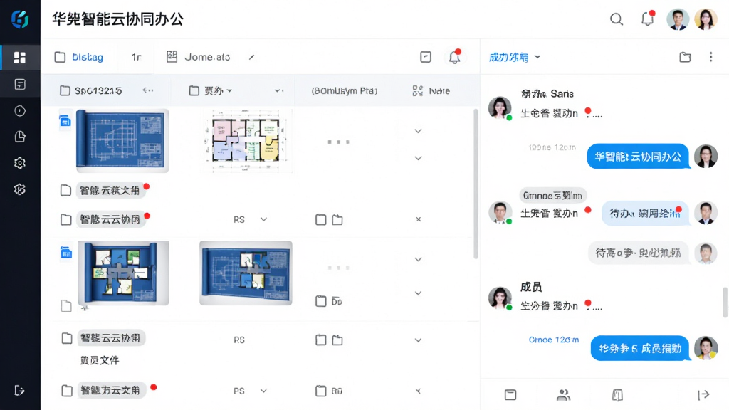 �����ǻ��ǻ���Эͬ�칫���棬����Ϊ�ļ��б������촰�ڲ��У��Ű�Ϊ���ҷ��������Ϊ���칫�磬ϸ�ڰ���ͼֽ����ͼ�������㡢��Աͷ�񣬻��ʸ���ɾ��޶���Ԫ��